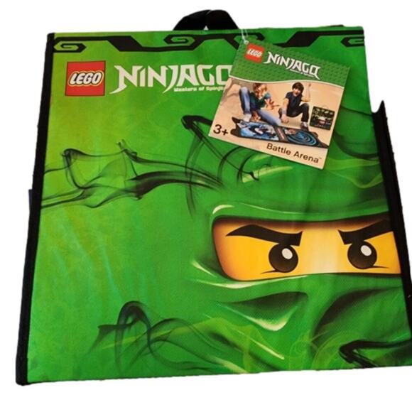 2012 Lego Ninjago Battle Arena Case Master Of Spinjitzu Storage Carrying Bag Box - Picture 2 of 6